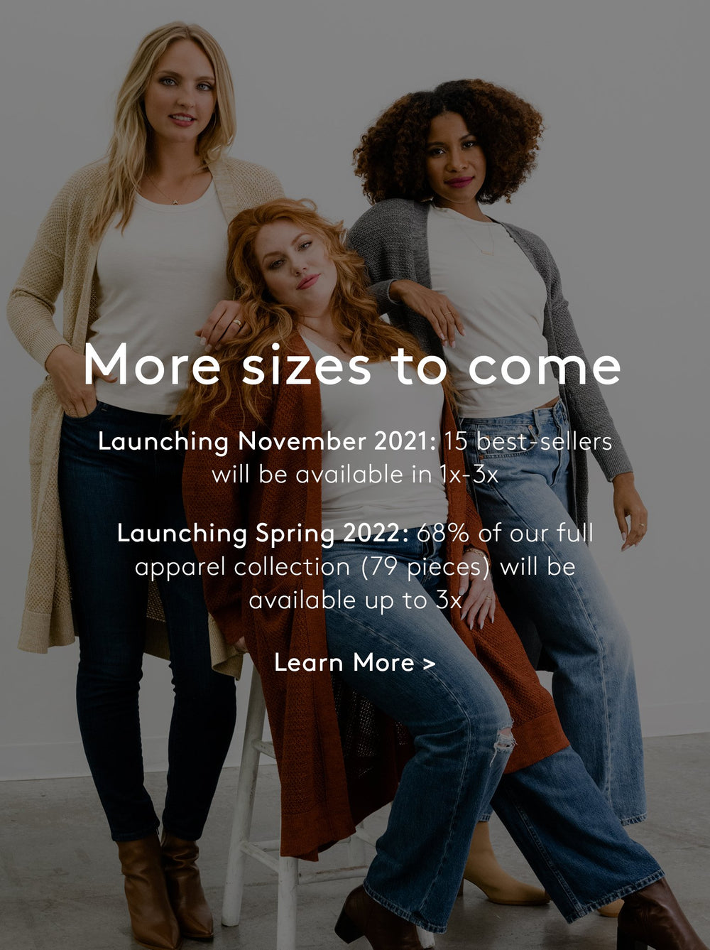 Inclusive Sizing Content Block