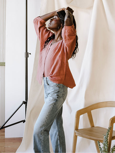 Rupa Blouse Mauve FASHIONABLE